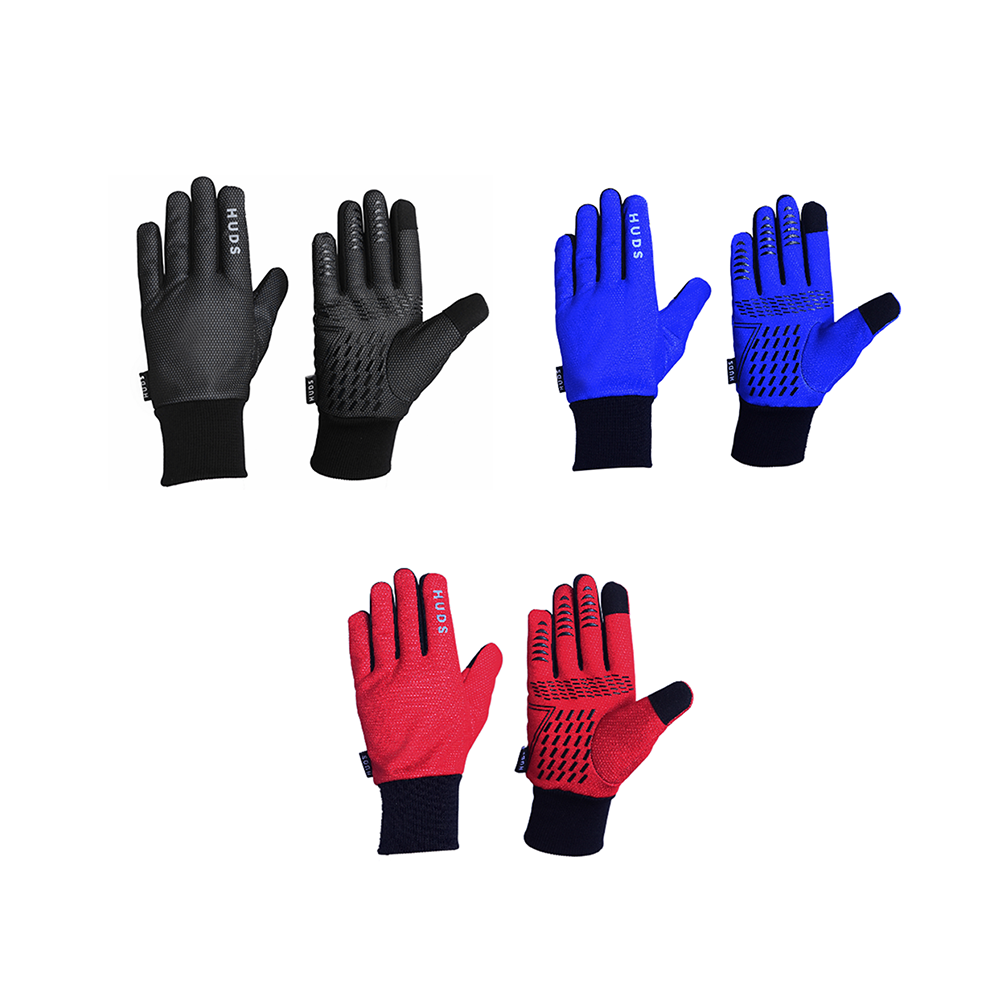 HUDS Wind Stop Thermal Lined Lightweight Warm Cycling Winter Gloves