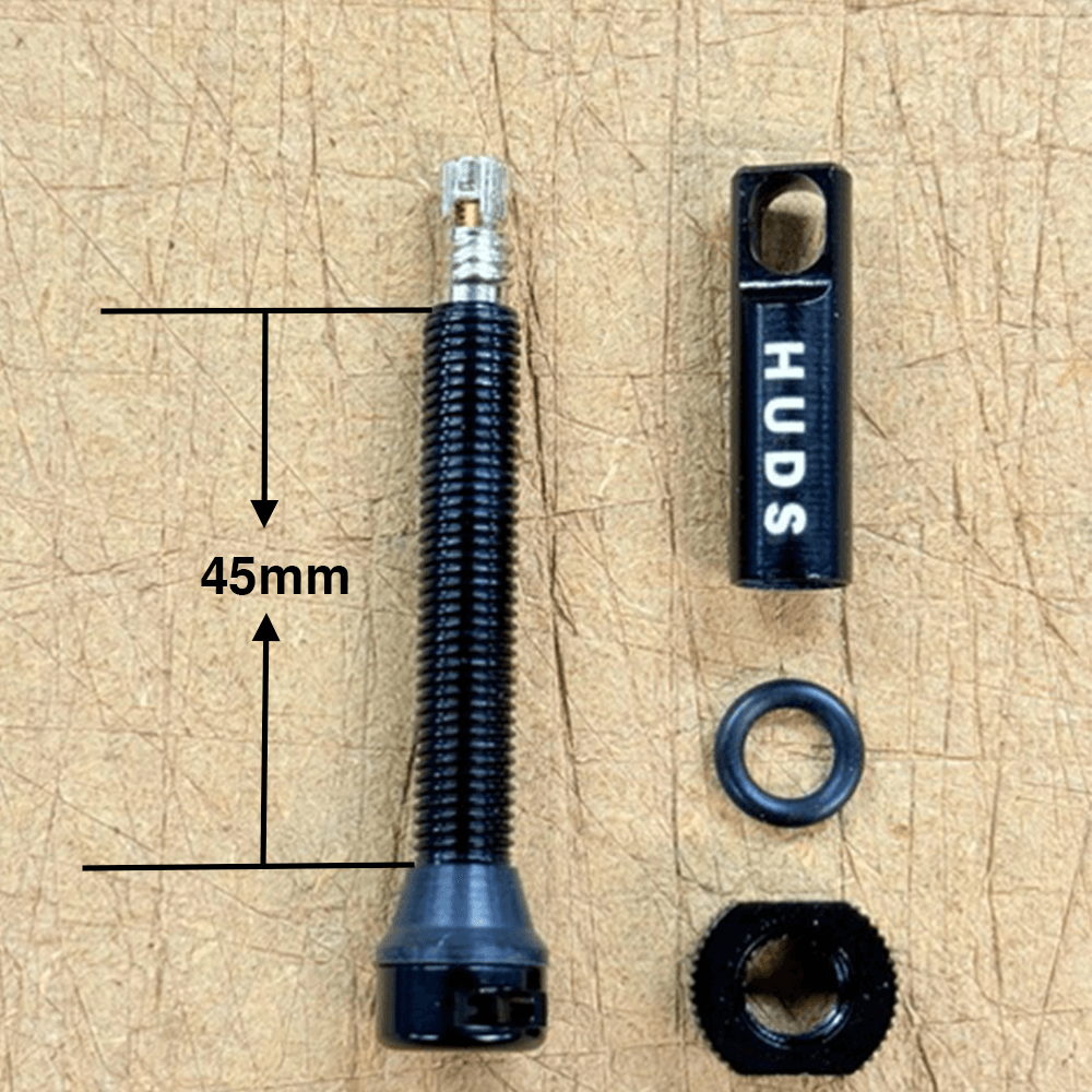 HUDS Tubeless Valves - 80mm - 65mm - 45mm