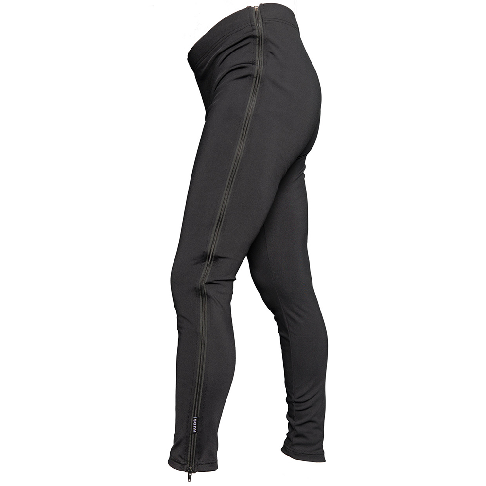 HUDS Full Length Zip Up Unisex Warm Up Cycling Tights CX / MTB / ROAD
