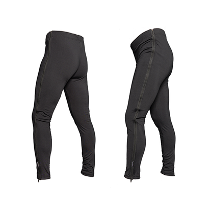 HUDS Full Length Zip Up Unisex Warm Up Cycling Tights CX / MTB / ROAD