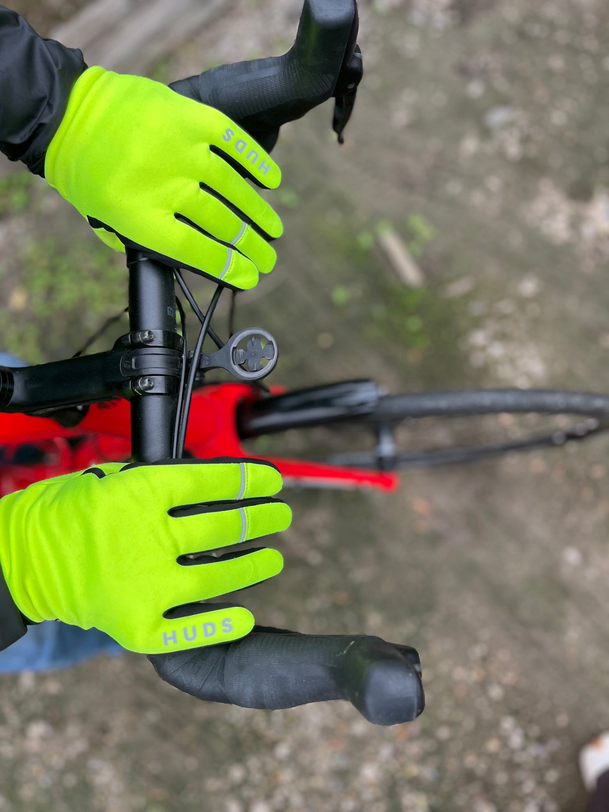 HUDS Water Resistant Cycling Winter Gloves