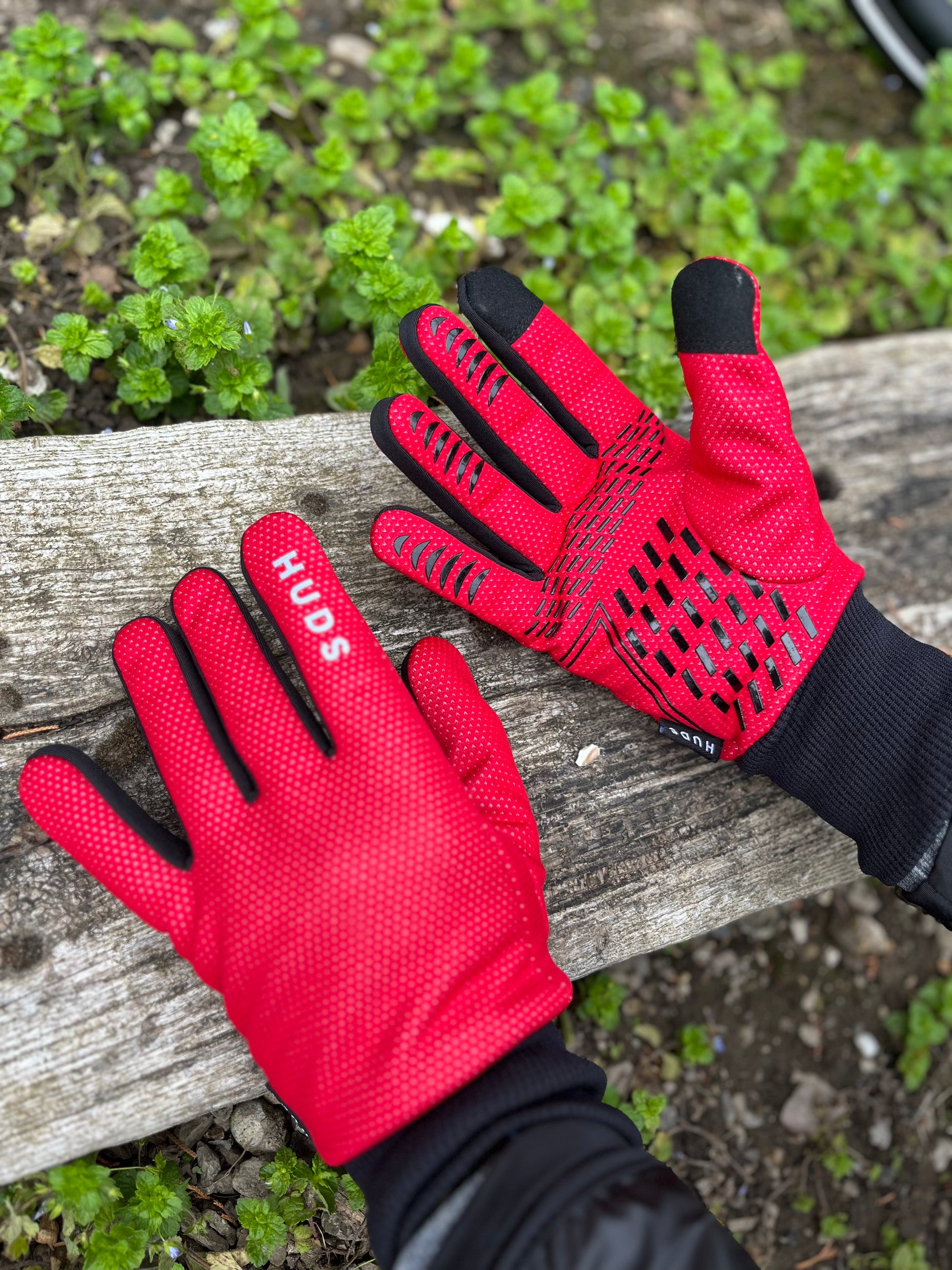 HUDS Wind Stop Thermal Lined Lightweight Warm Cycling Winter Gloves