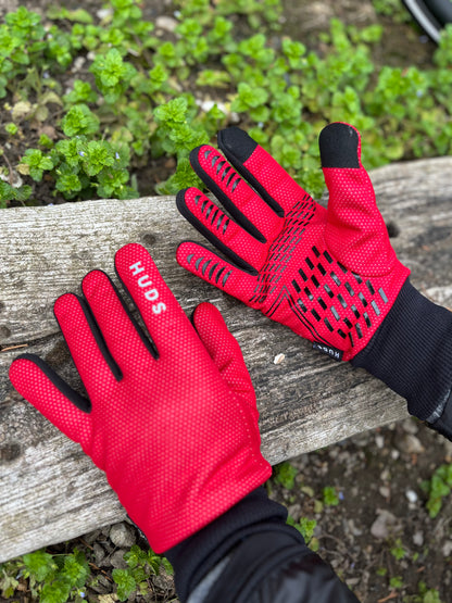 HUDS Wind Stop Thermal Lined Lightweight Warm Cycling Winter Gloves