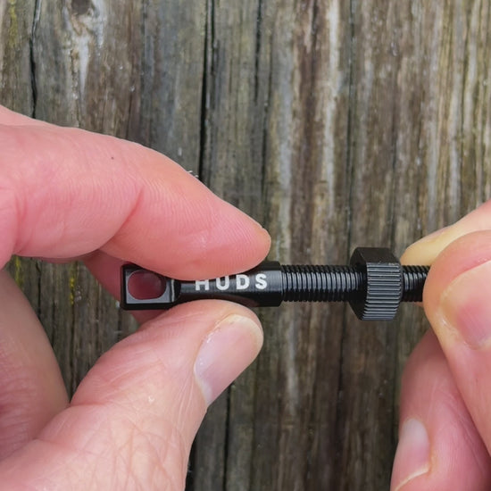 HUDS Super Lightweight Tubeless Bicycle Valves - 80mm - 65mm - 45mm